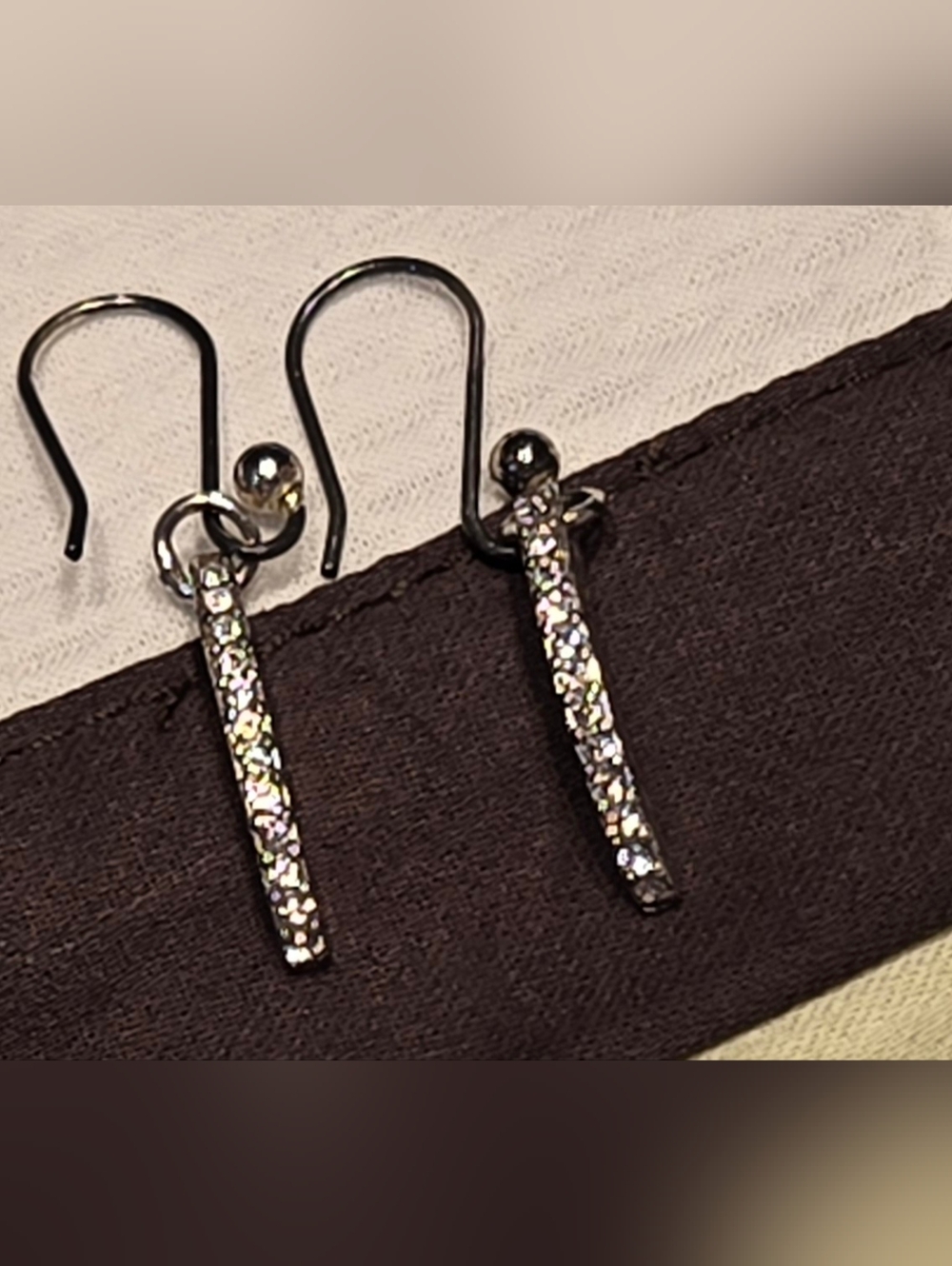 Brighton Vintage Crystal Drop Earrings